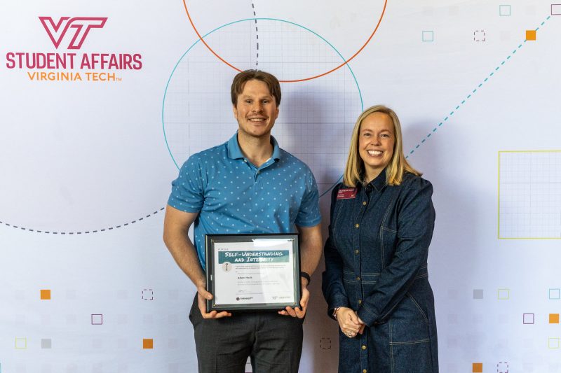 Adam Hoch with Dr. Frances Keene