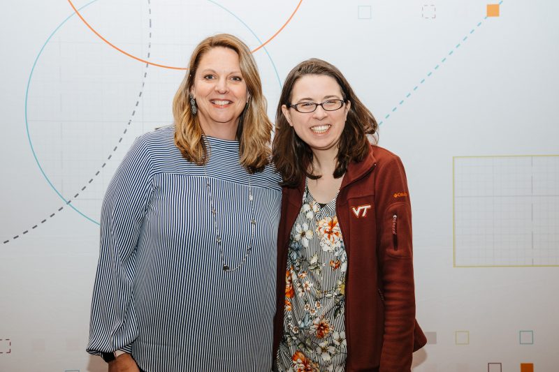 Ennis McCrery (left) with her nominator Taran Cardone. Photo credit: Christina Franusich