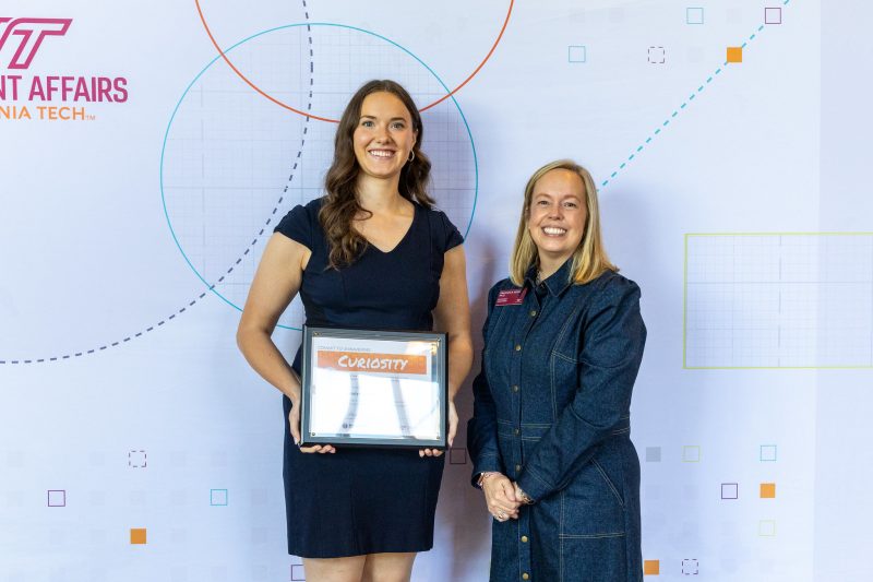 Katelyn Stebbins with Dr. Frances Keene